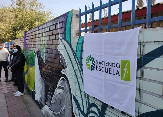 “Murales para Chile” inaugura en escuela de La Calera su sexta obra de arte