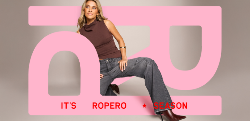 Paula Fernández (Ropero Paula) presentando su segunda colección de ropa cápsula con Falabella.