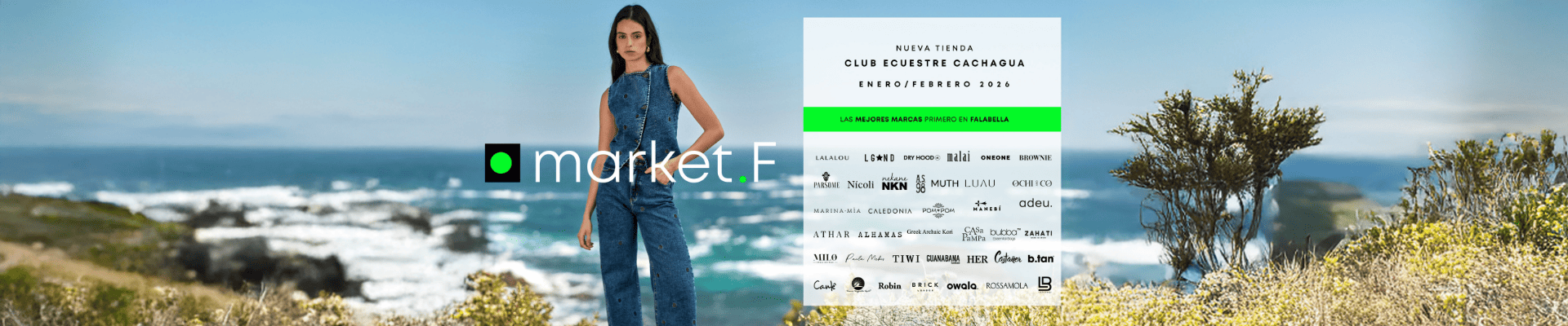 Tienda Market F de Falabella en el Club Ecuestre de Cachagua