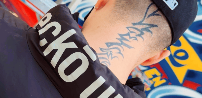 Ecko de Falabella en la final internacional de Red Bull Batalla en el Movistar Arena.