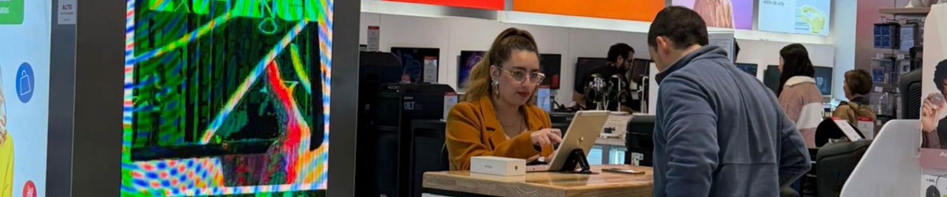 programa Falabella Exchange en tienda física.