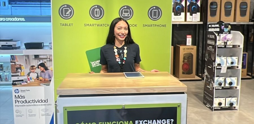 programa Falabella Exchange en tienda física.